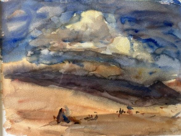 Komito Painting Workshop When Vincent van Gogh first encountered the Mediterranean Sea in June 1888,<br />
he wrote about its elusive, shifting colours in a now famous letter.<br />
‘The Mediterranean has the colour of mackerel, changeable I mean.<br />
You don’t always know if it is green or violet, you can’t even say it’s blue,<br />
because the next moment the changing reflection has taken on a tint of rose or gray.’